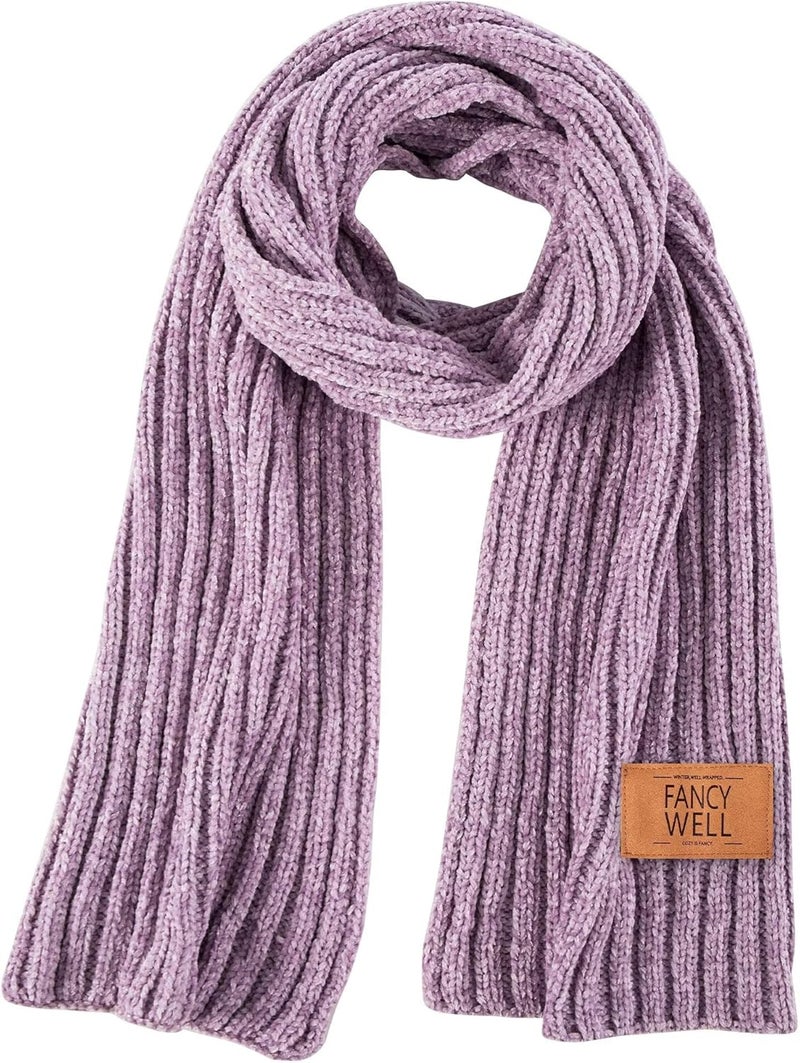 FANCY WELL Scarf for Women Winter - Chunky Scarf Oversized Chenille,Soft Long Scarves for Cold Weather,Gifts for Women - Image 1
